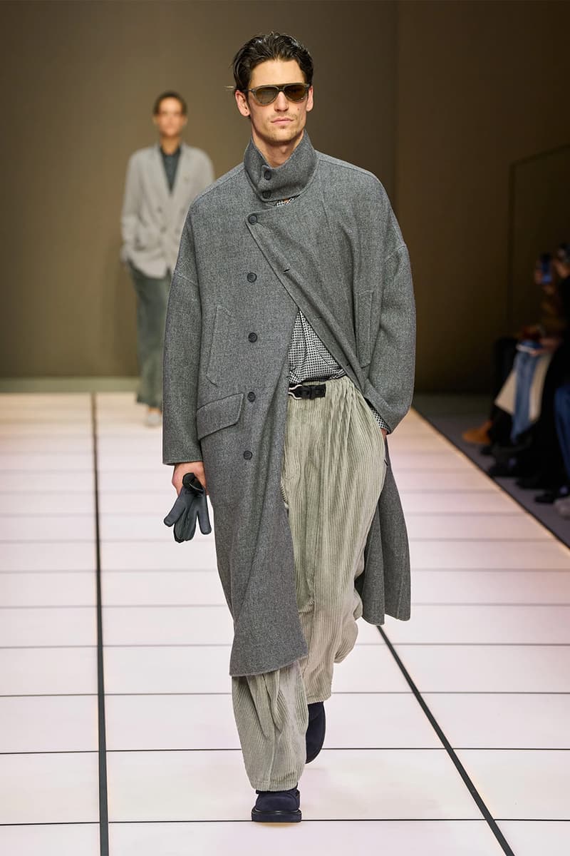 Giorgio Armani Fall/Winter 2026 Menswear Collection Milan Fashion Week Leo Dell’Orco