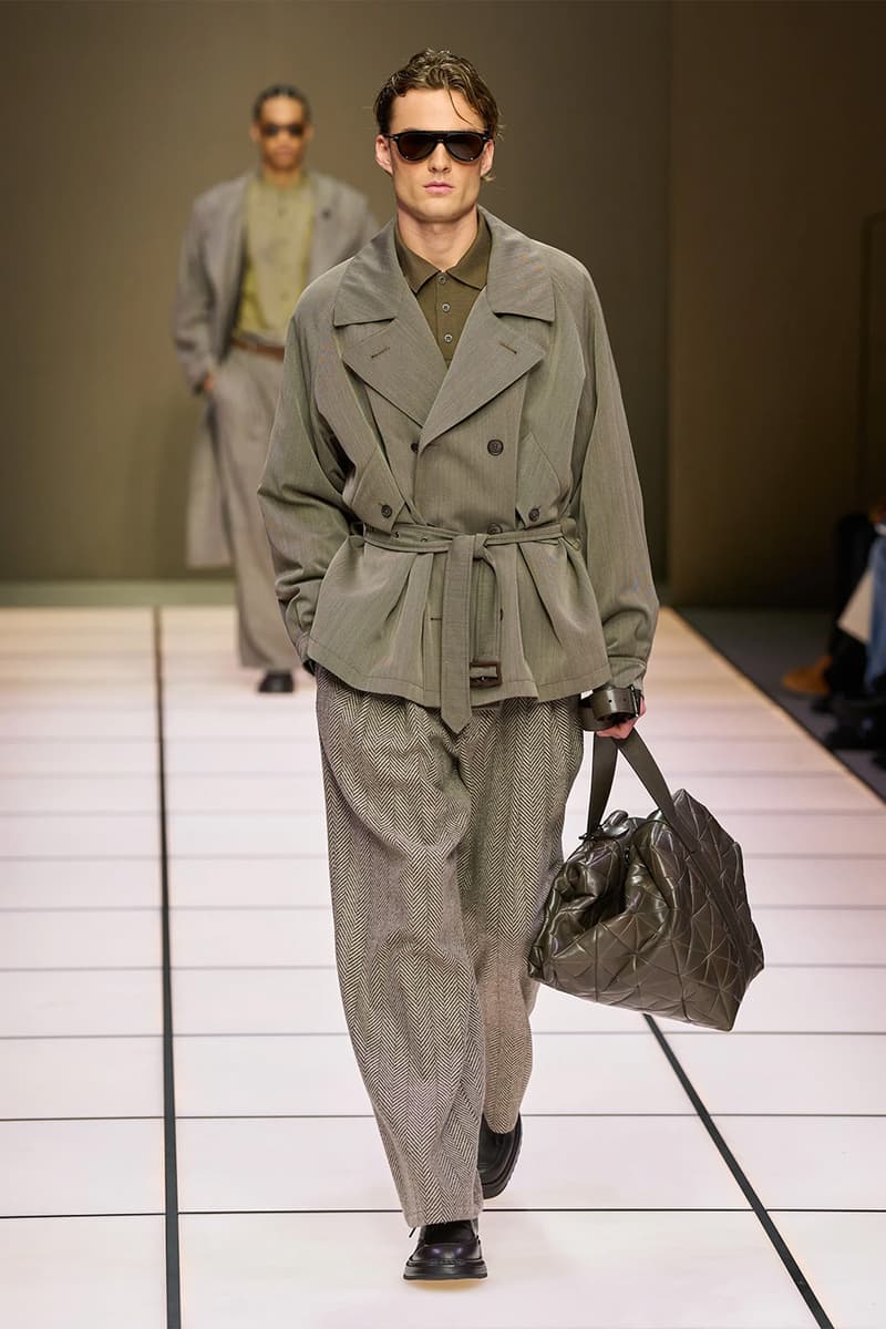 Giorgio Armani Fall/Winter 2026 Menswear Collection Milan Fashion Week Leo Dell’Orco