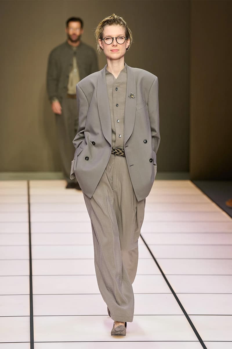 Giorgio Armani Fall/Winter 2026 Menswear Collection Milan Fashion Week Leo Dell’Orco