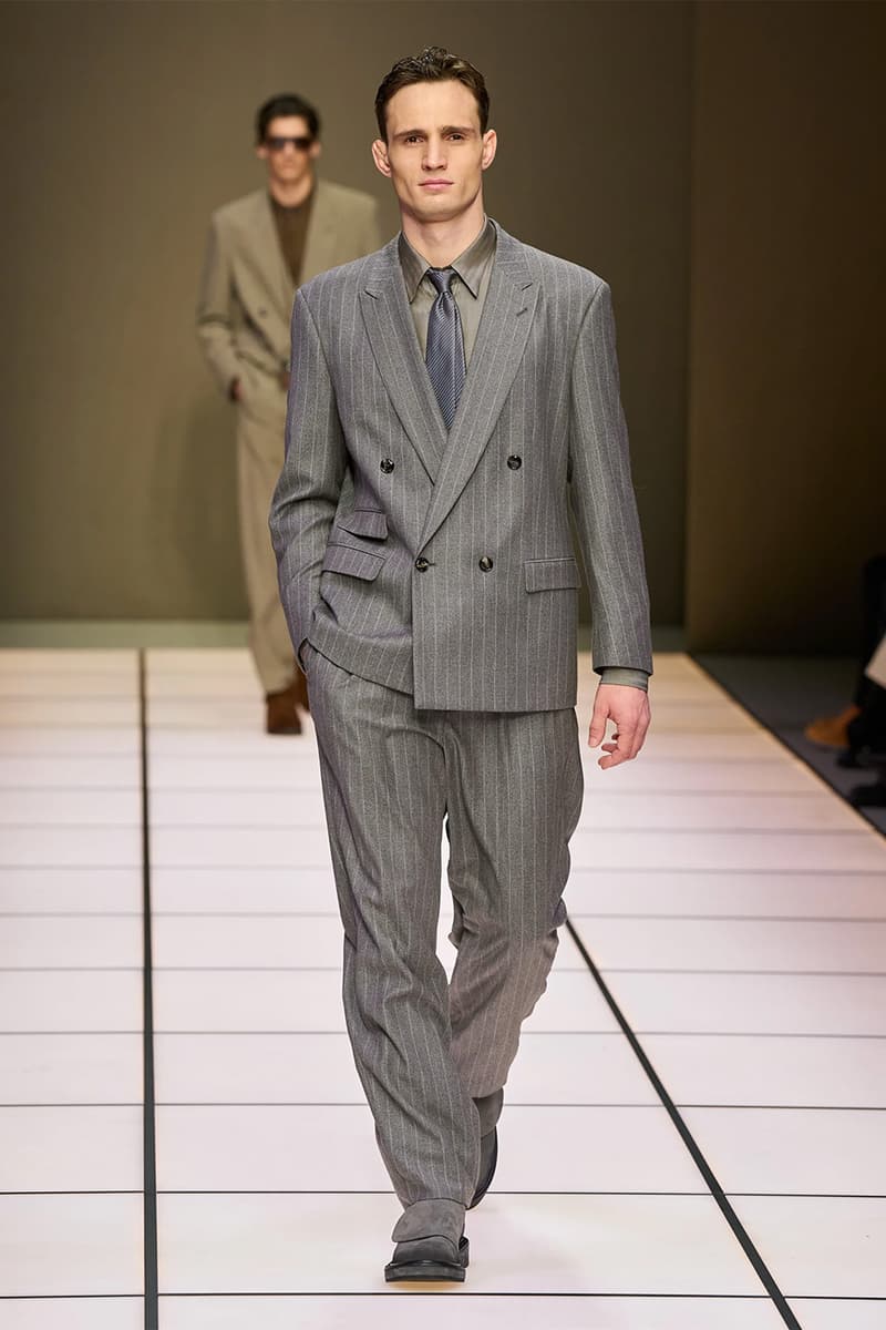 Giorgio Armani Fall/Winter 2026 Menswear Collection Milan Fashion Week Leo Dell’Orco