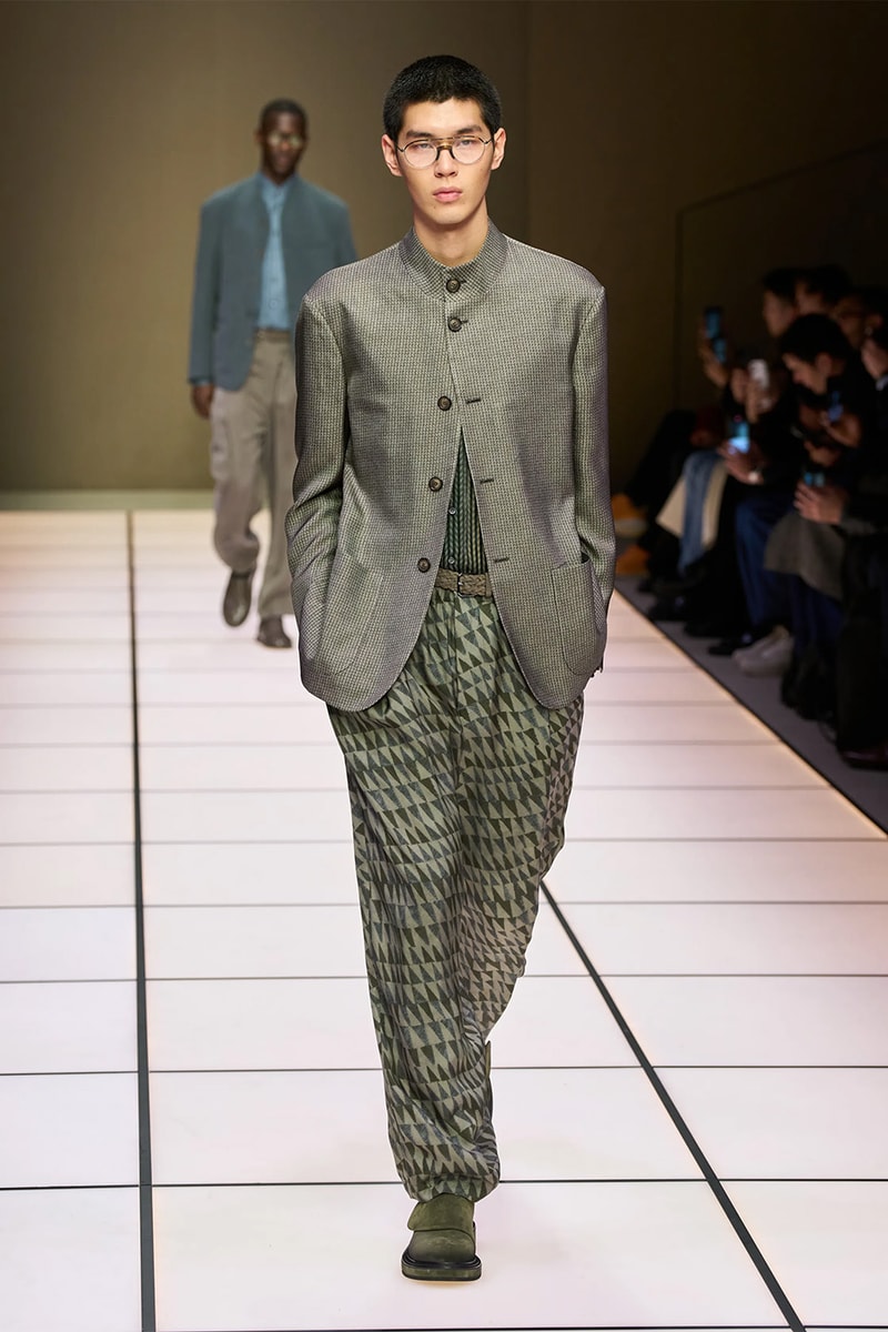 Giorgio Armani Fall/Winter 2026 Menswear Collection Milan Fashion Week Leo Dell’Orco