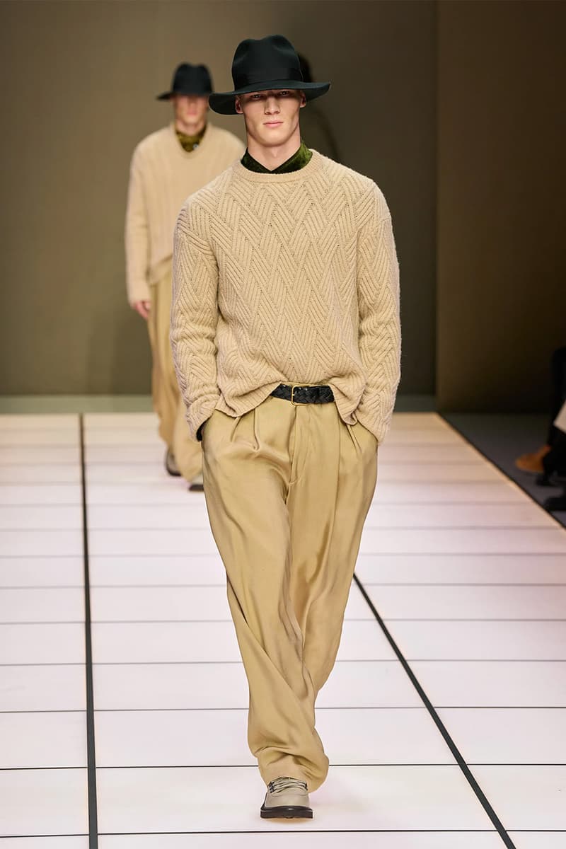 Giorgio Armani Fall/Winter 2026 Menswear Collection Milan Fashion Week Leo Dell’Orco