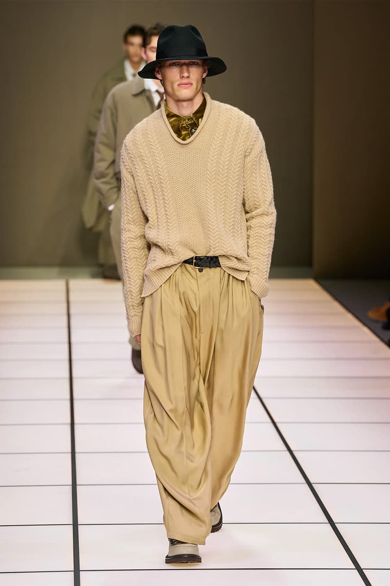 Giorgio Armani Fall/Winter 2026 Menswear Collection Milan Fashion Week Leo Dell’Orco