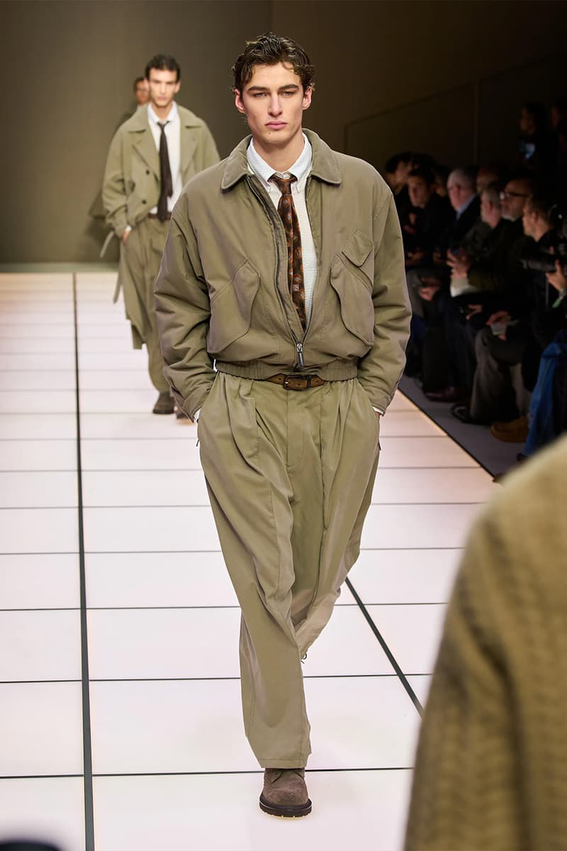 Giorgio Armani Fall/Winter 2026 Menswear Collection Milan Fashion Week Leo Dell’Orco