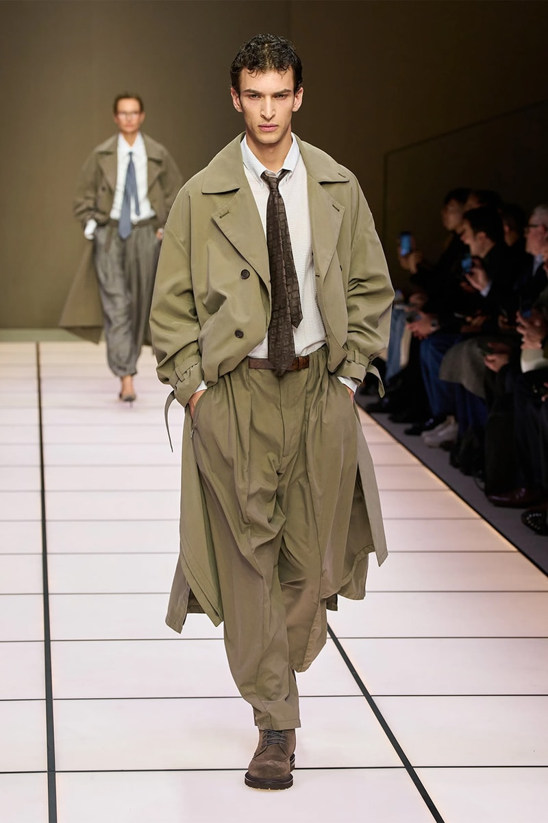 Giorgio Armani Fall/Winter 2026 Menswear Collection Milan Fashion Week Leo Dell’Orco