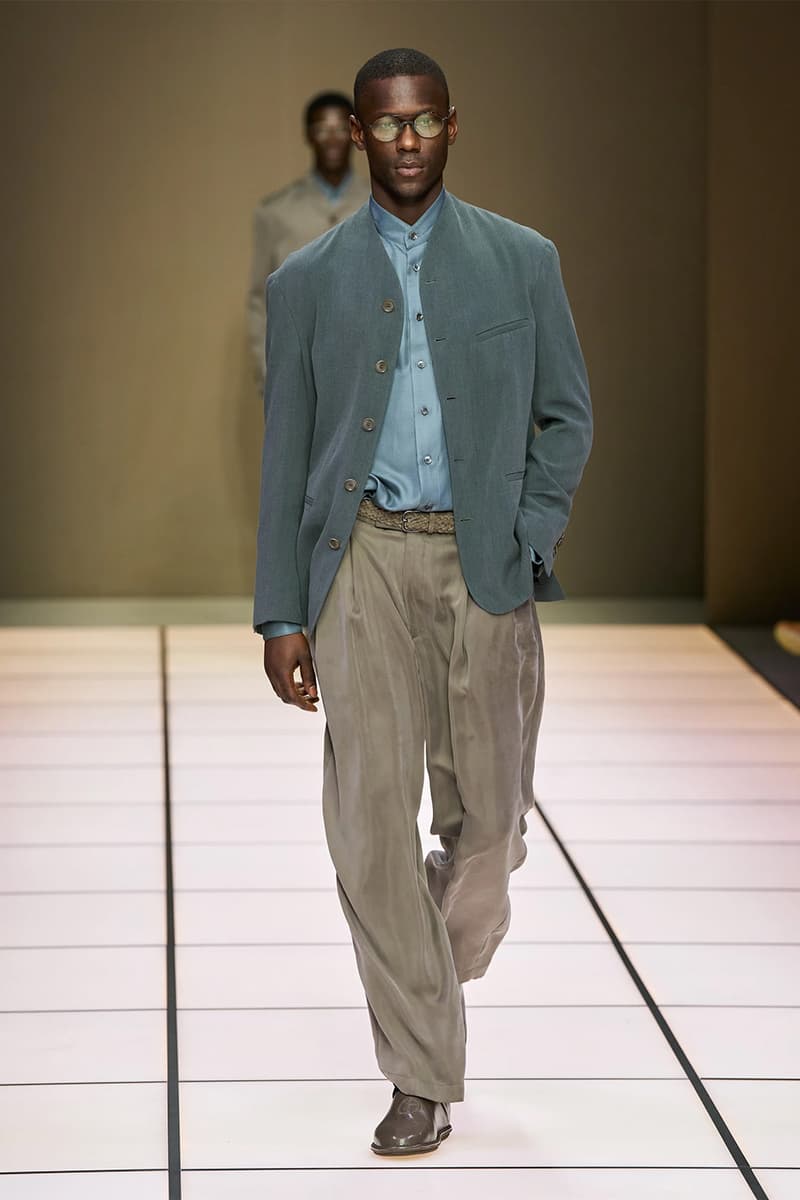 Giorgio Armani Fall/Winter 2026 Menswear Collection Milan Fashion Week Leo Dell’Orco