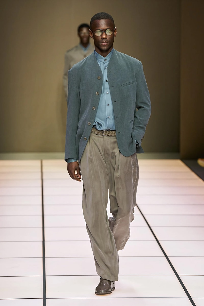 Giorgio Armani Fall/Winter 2026 Menswear Collection Milan Fashion Week Leo Dell’Orco