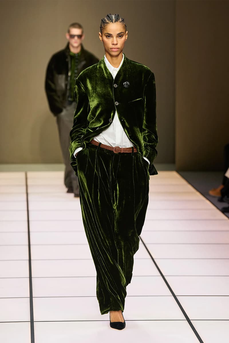 Giorgio Armani Fall/Winter 2026 Menswear Collection Milan Fashion Week Leo Dell’Orco