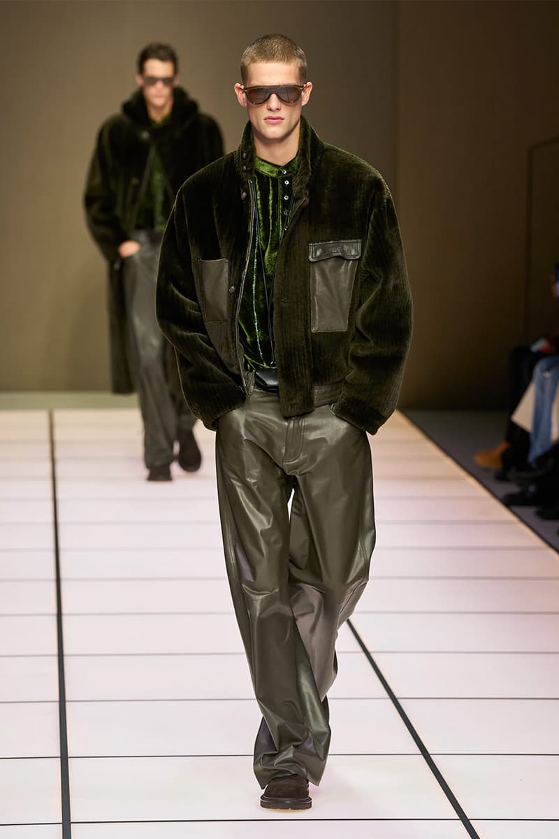 Giorgio Armani Fall/Winter 2026 Menswear Collection Milan Fashion Week Leo Dell’Orco