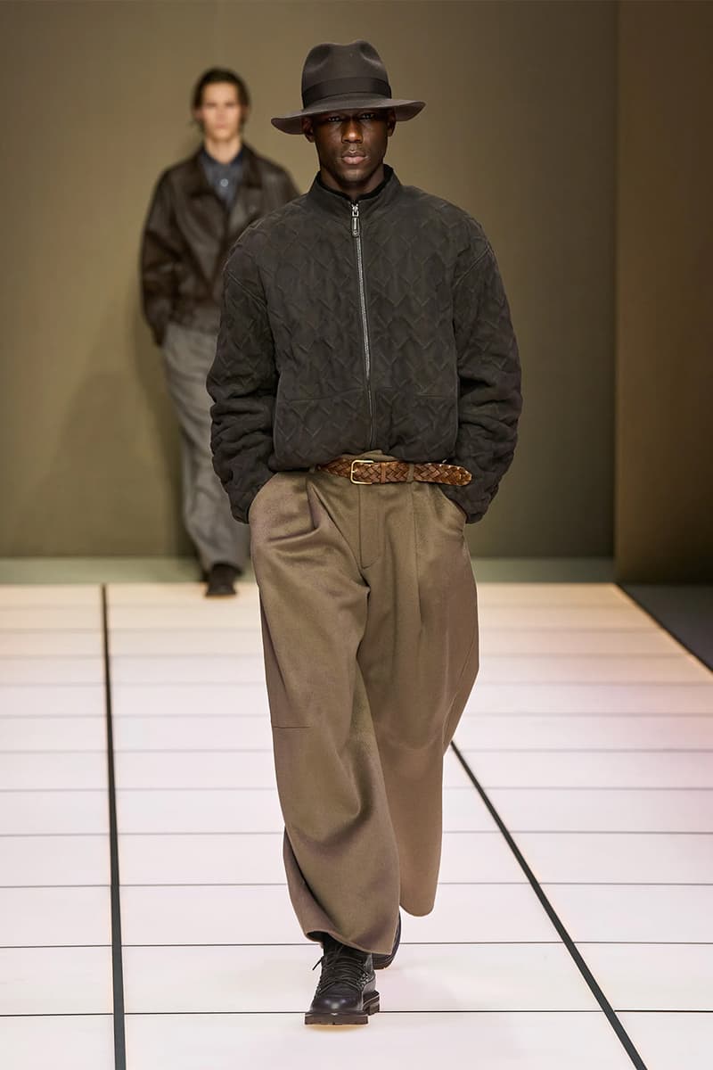 Giorgio Armani Fall/Winter 2026 Menswear Collection Milan Fashion Week Leo Dell’Orco