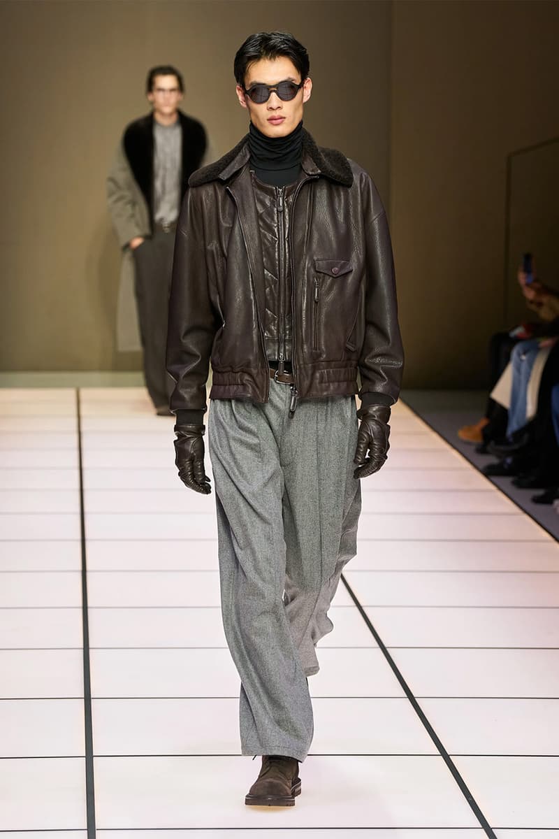 Giorgio Armani Fall/Winter 2026 Menswear Collection Milan Fashion Week Leo Dell’Orco