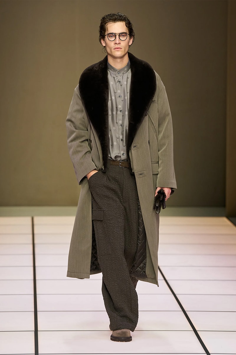 Giorgio Armani Fall/Winter 2026 Menswear Collection Milan Fashion Week Leo Dell’Orco