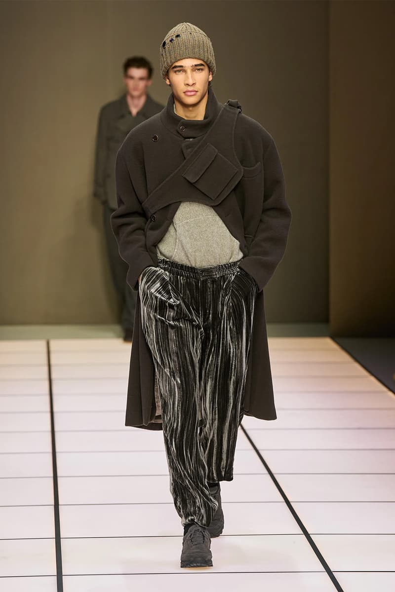 Giorgio Armani Fall/Winter 2026 Menswear Collection Milan Fashion Week Leo Dell’Orco