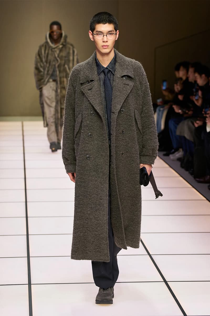 Giorgio Armani Fall/Winter 2026 Menswear Collection Milan Fashion Week Leo Dell’Orco