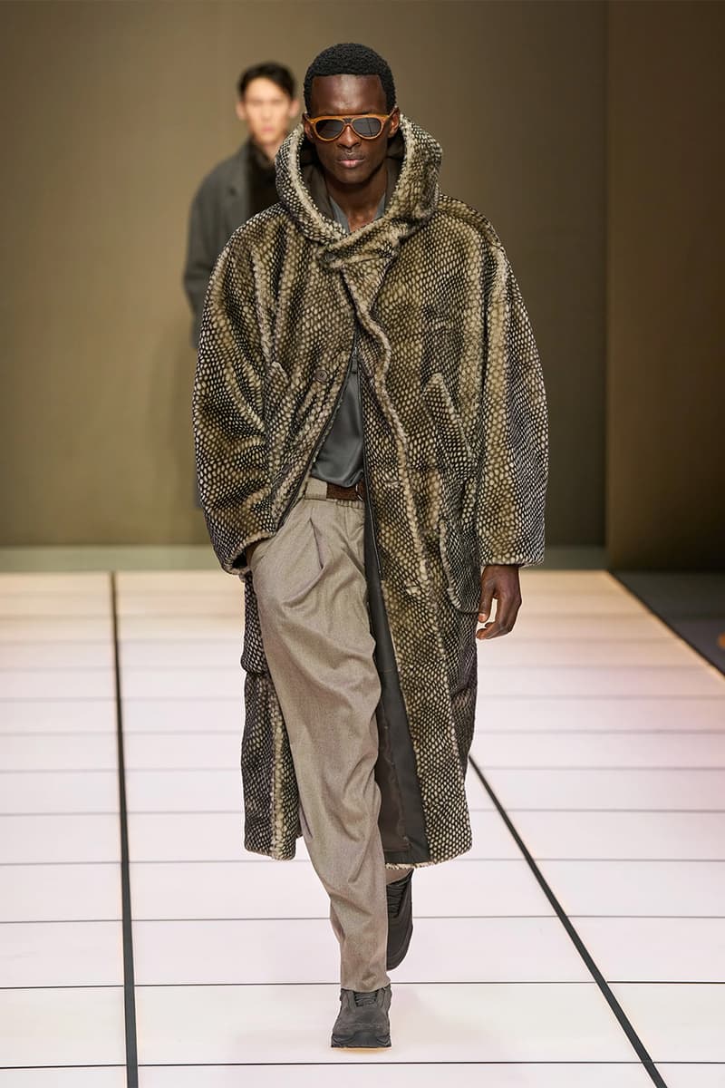 Giorgio Armani Fall/Winter 2026 Menswear Collection Milan Fashion Week Leo Dell’Orco
