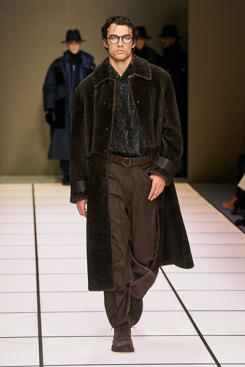 Giorgio Armani Fall/Winter 2026 Menswear Collection Milan Fashion Week Leo Dell’Orco