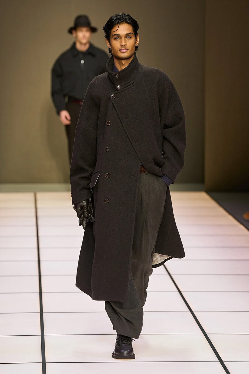 Giorgio Armani Fall/Winter 2026 Menswear Collection Milan Fashion Week Leo Dell’Orco
