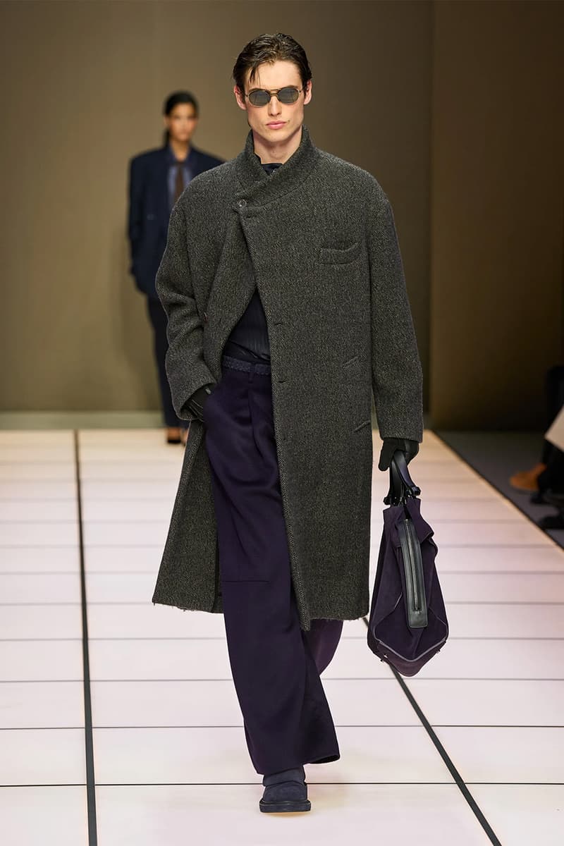 Giorgio Armani Fall/Winter 2026 Menswear Collection Milan Fashion Week Leo Dell’Orco