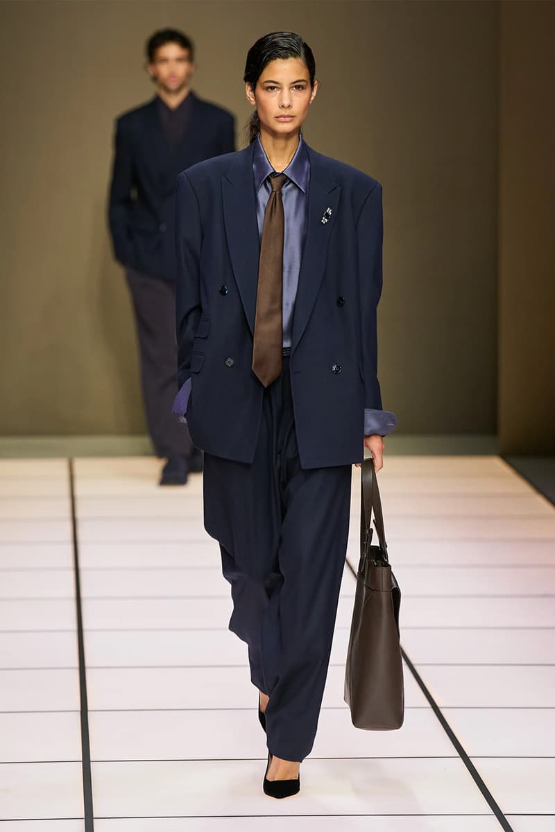 Giorgio Armani Fall/Winter 2026 Menswear Collection Milan Fashion Week Leo Dell’Orco