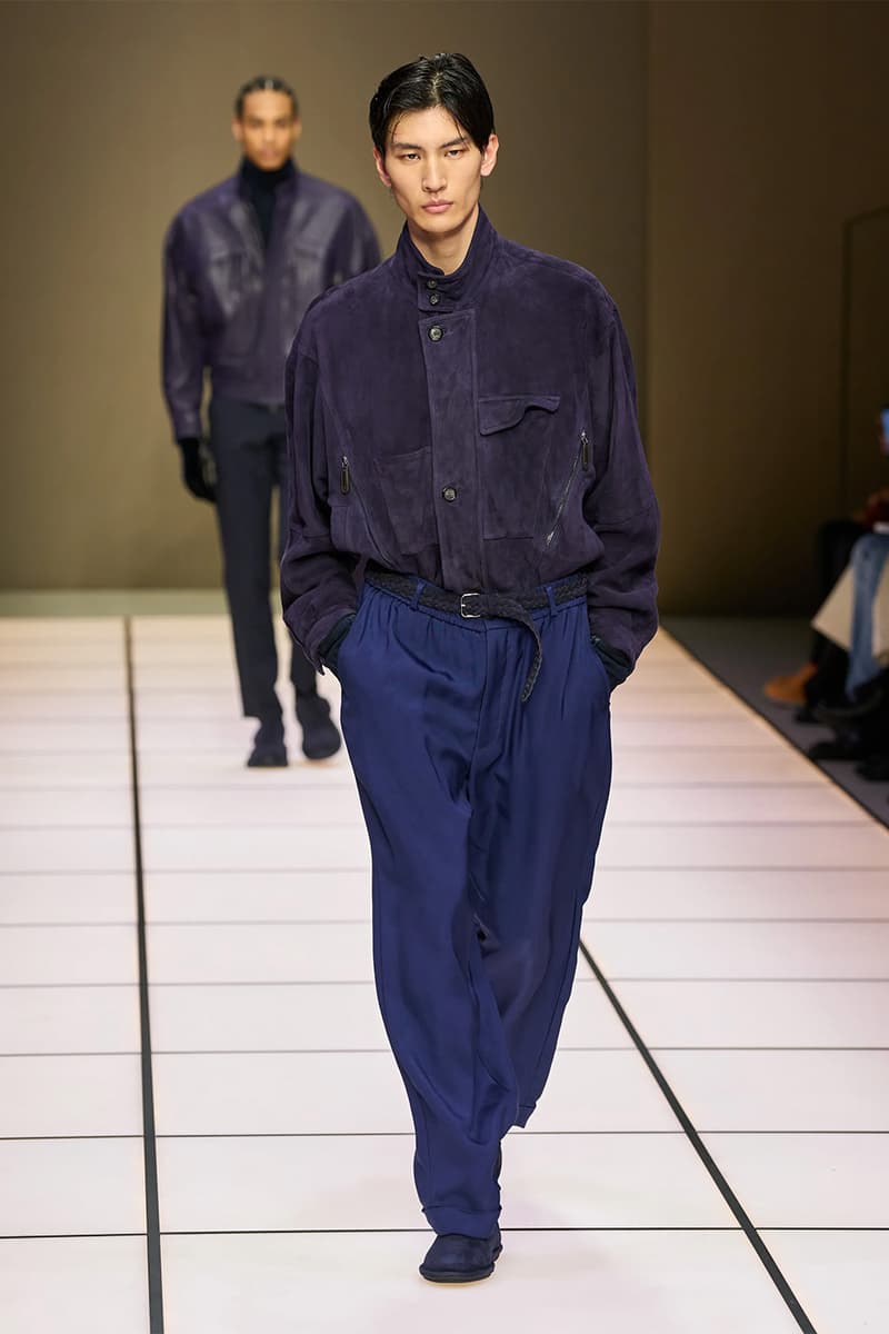 Giorgio Armani Fall/Winter 2026 Menswear Collection Milan Fashion Week Leo Dell’Orco