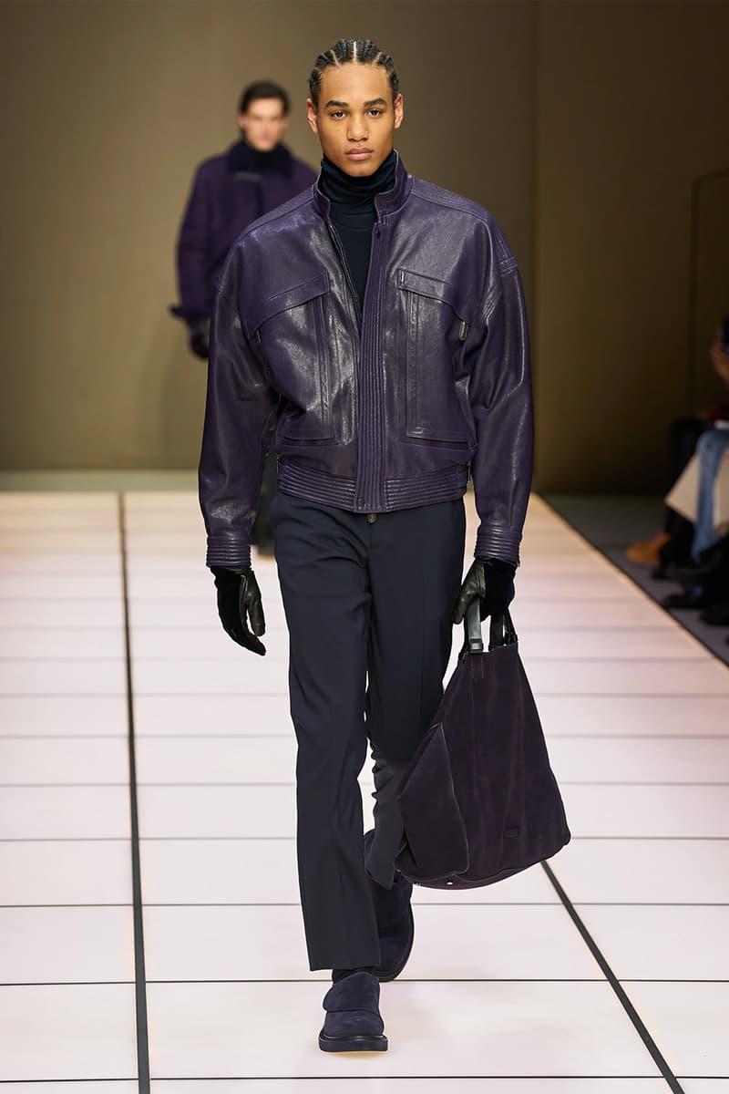 Giorgio Armani Fall/Winter 2026 Menswear Collection Milan Fashion Week Leo Dell’Orco