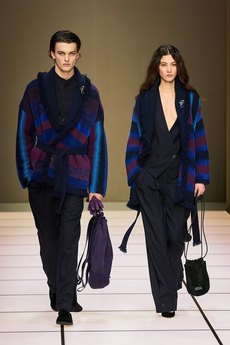 Giorgio Armani Fall/Winter 2026 Menswear Collection Milan Fashion Week Leo Dell’Orco