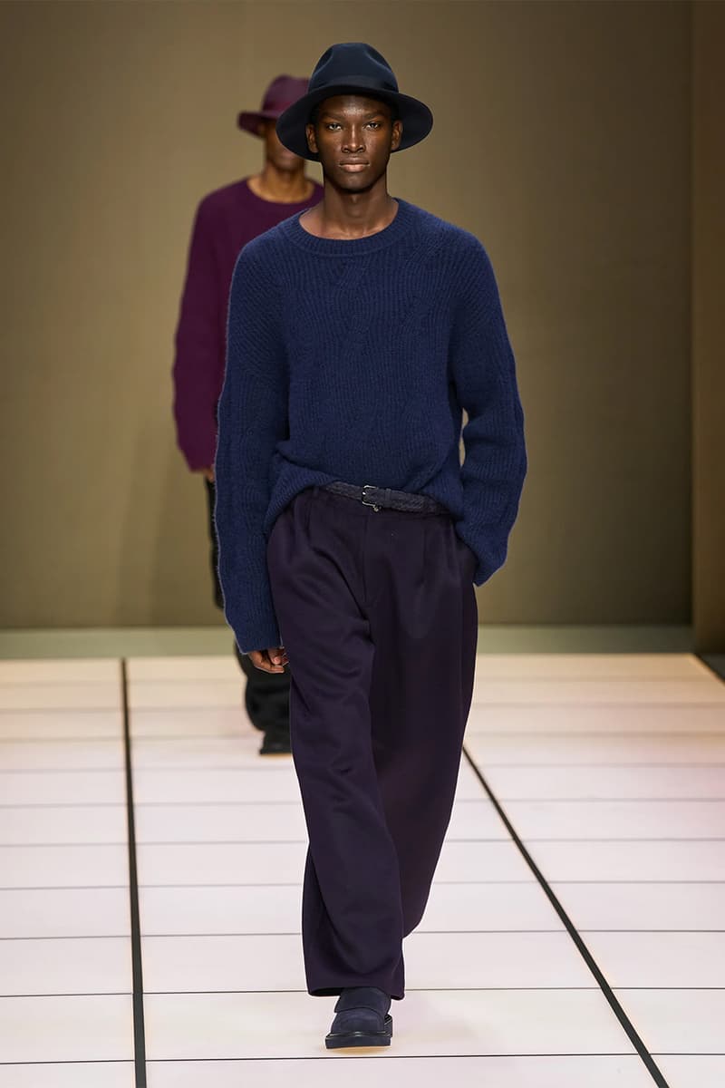 Giorgio Armani Fall/Winter 2026 Menswear Collection Milan Fashion Week Leo Dell’Orco