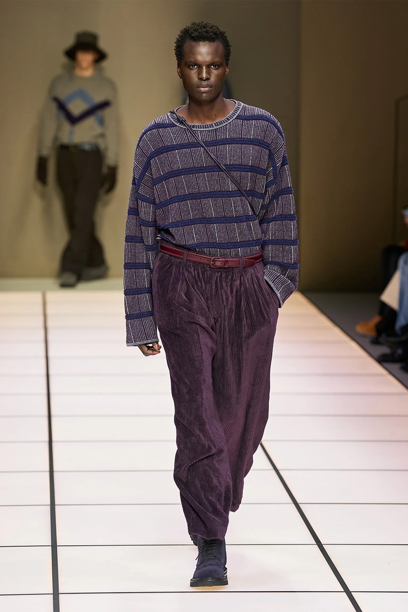Giorgio Armani Fall/Winter 2026 Menswear Collection Milan Fashion Week Leo Dell’Orco