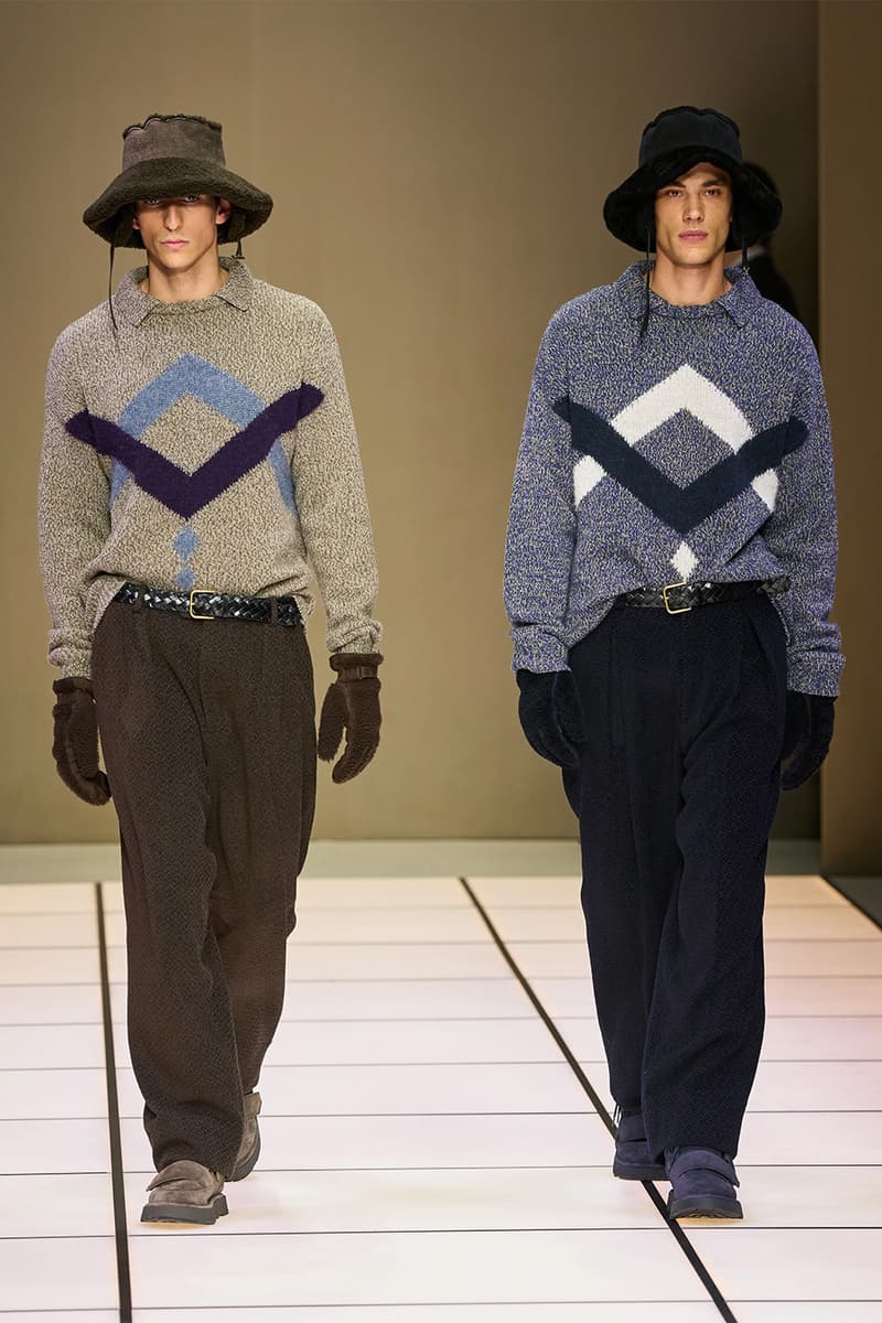 Giorgio Armani Fall/Winter 2026 Menswear Collection Milan Fashion Week Leo Dell’Orco