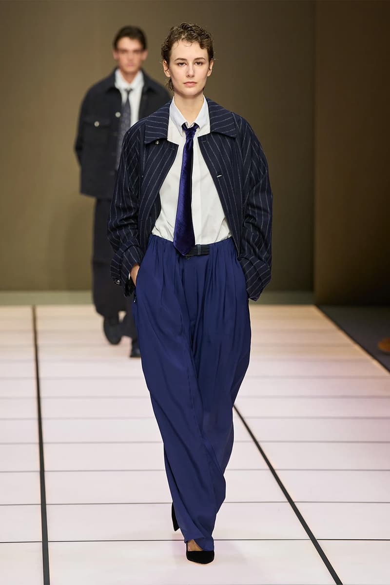 Giorgio Armani Fall/Winter 2026 Menswear Collection Milan Fashion Week Leo Dell’Orco