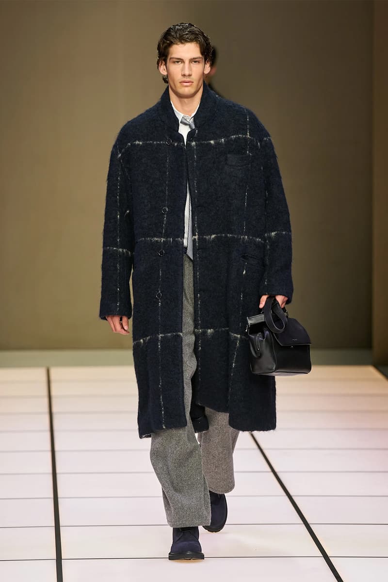 Giorgio Armani Fall/Winter 2026 Menswear Collection Milan Fashion Week Leo Dell’Orco