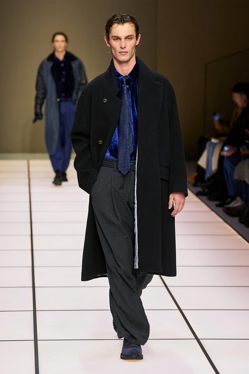 Giorgio Armani Fall/Winter 2026 Menswear Collection Milan Fashion Week Leo Dell’Orco