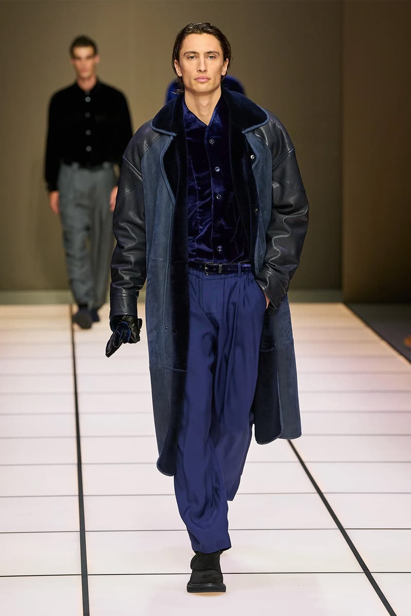 Giorgio Armani Fall/Winter 2026 Menswear Collection Milan Fashion Week Leo Dell’Orco