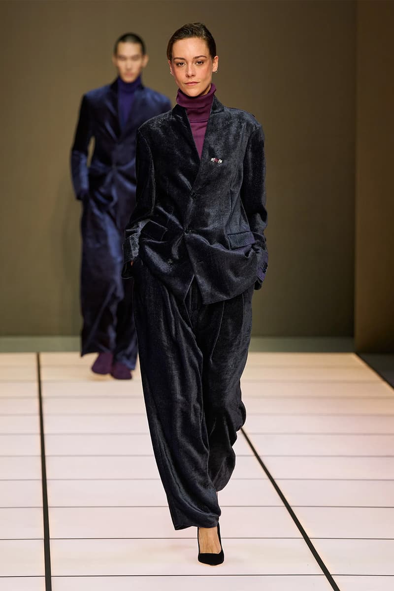 Giorgio Armani Fall/Winter 2026 Menswear Collection Milan Fashion Week Leo Dell’Orco
