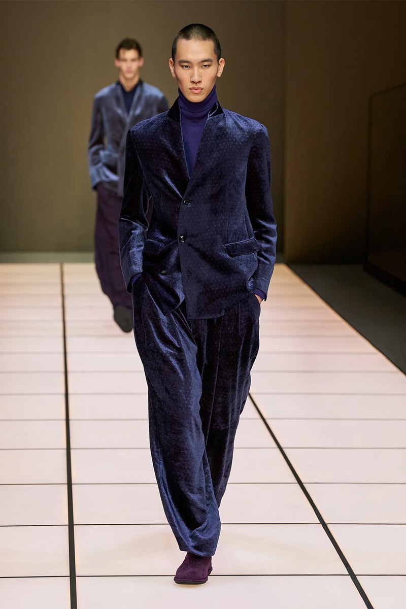 Giorgio Armani Fall/Winter 2026 Menswear Collection Milan Fashion Week Leo Dell’Orco