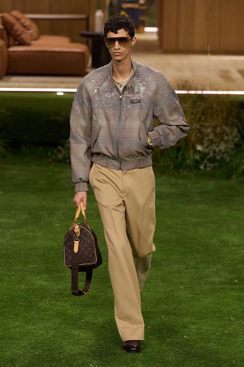 Pharrell Louis Vuitton Fall/Winter 2026 Menswear Paris Fashion Week Runway Collection slippers leather Pharrell's Louis Vuitton FW26 Menswear Collection Reimagines the Architecture of the Inhabited Uniform