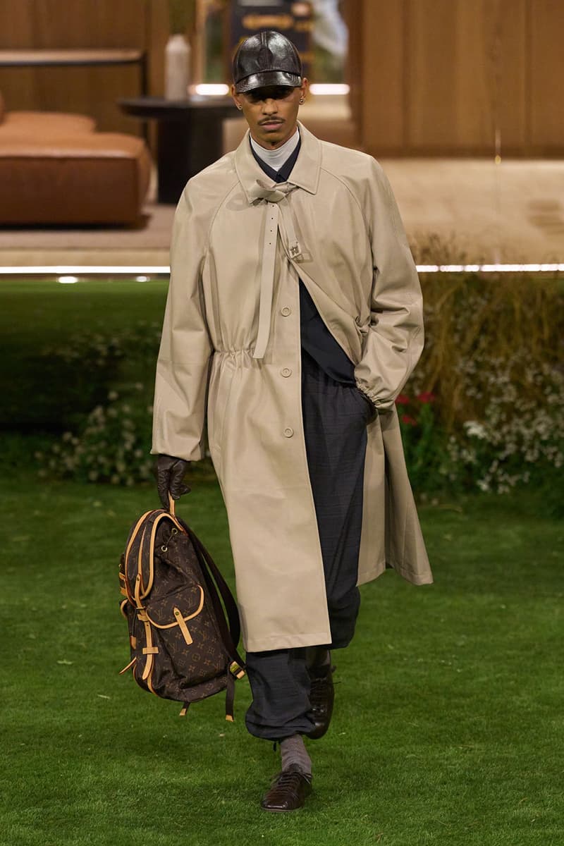 Pharrell Louis Vuitton Fall/Winter 2026 Menswear Paris Fashion Week Runway Collection slippers leather Pharrell's Louis Vuitton FW26 Menswear Collection Reimagines the Architecture of the Inhabited Uniform