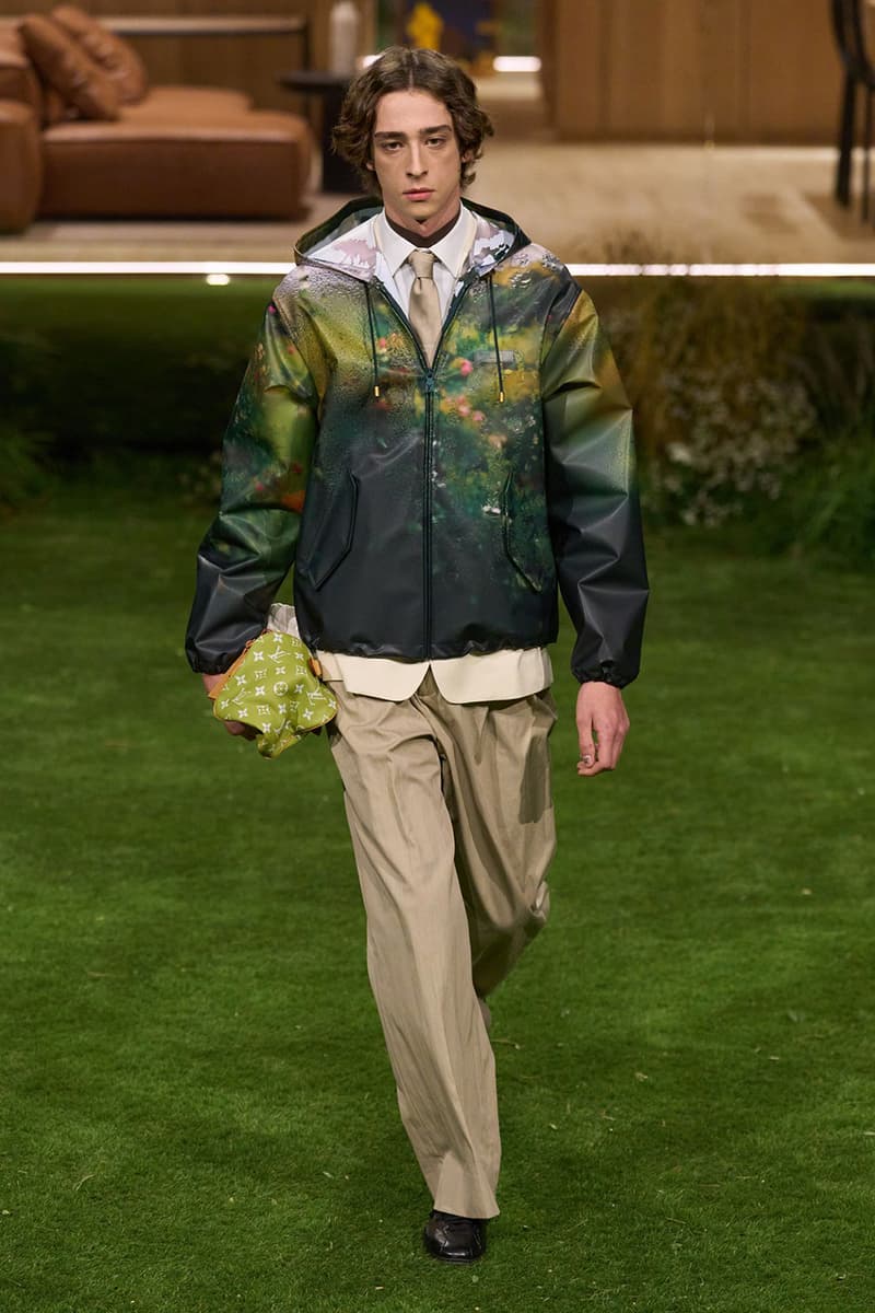Pharrell Louis Vuitton Fall/Winter 2026 Menswear Paris Fashion Week Runway Collection slippers leather Pharrell's Louis Vuitton FW26 Menswear Collection Reimagines the Architecture of the Inhabited Uniform