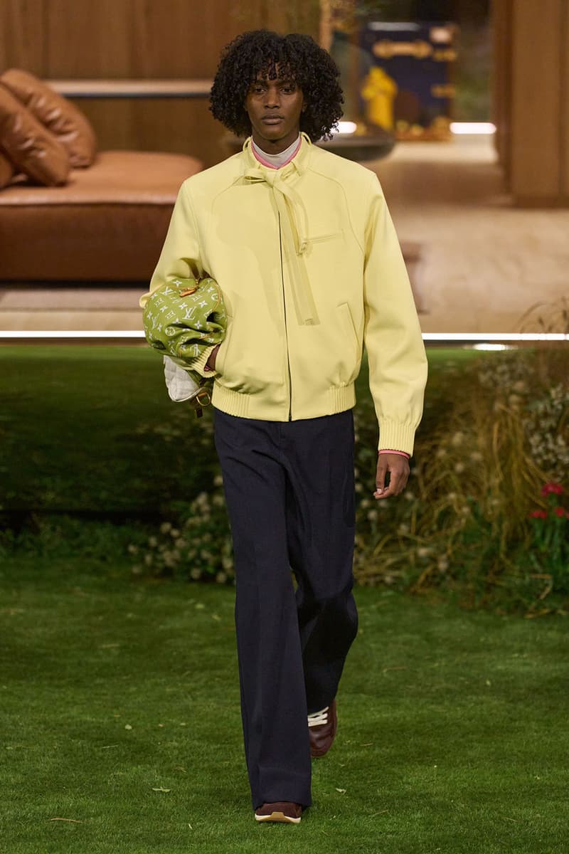 Pharrell Louis Vuitton Fall/Winter 2026 Menswear Paris Fashion Week Runway Collection slippers leather Pharrell's Louis Vuitton FW26 Menswear Collection Reimagines the Architecture of the Inhabited Uniform