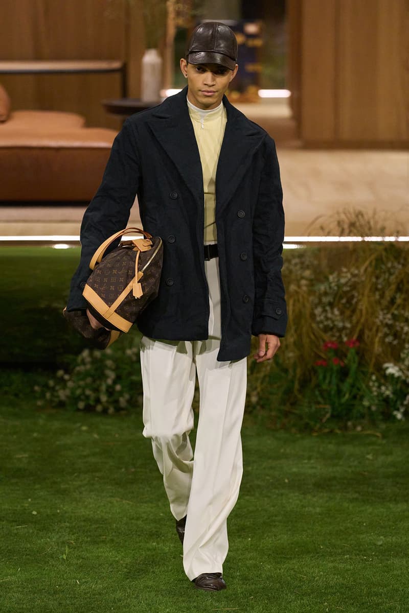 Pharrell Louis Vuitton Fall/Winter 2026 Menswear Paris Fashion Week Runway Collection slippers leather Pharrell's Louis Vuitton FW26 Menswear Collection Reimagines the Architecture of the Inhabited Uniform