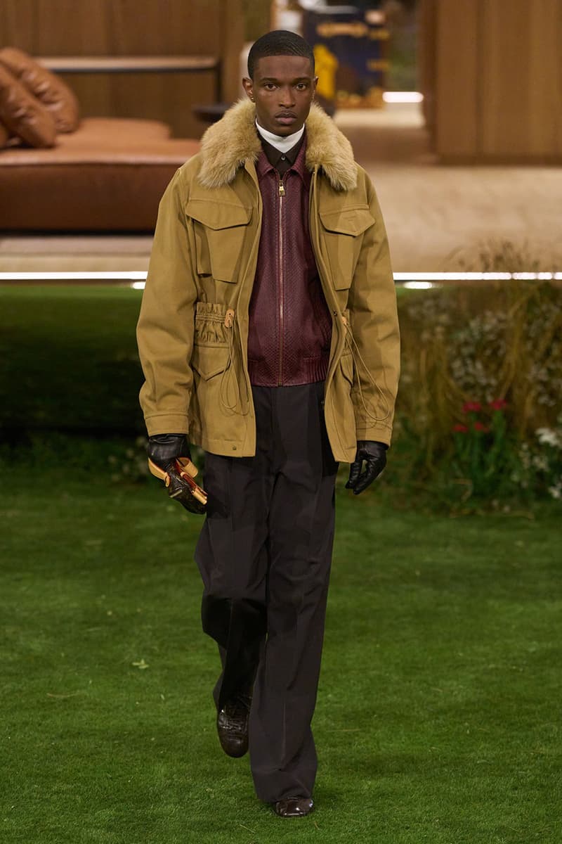 Pharrell Louis Vuitton Fall/Winter 2026 Menswear Paris Fashion Week Runway Collection slippers leather Pharrell's Louis Vuitton FW26 Menswear Collection Reimagines the Architecture of the Inhabited Uniform