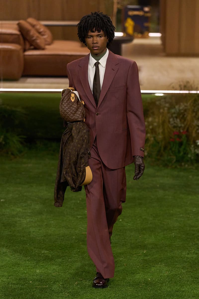 Pharrell Louis Vuitton Fall/Winter 2026 Menswear Paris Fashion Week Runway Collection slippers leather Pharrell's Louis Vuitton FW26 Menswear Collection Reimagines the Architecture of the Inhabited Uniform