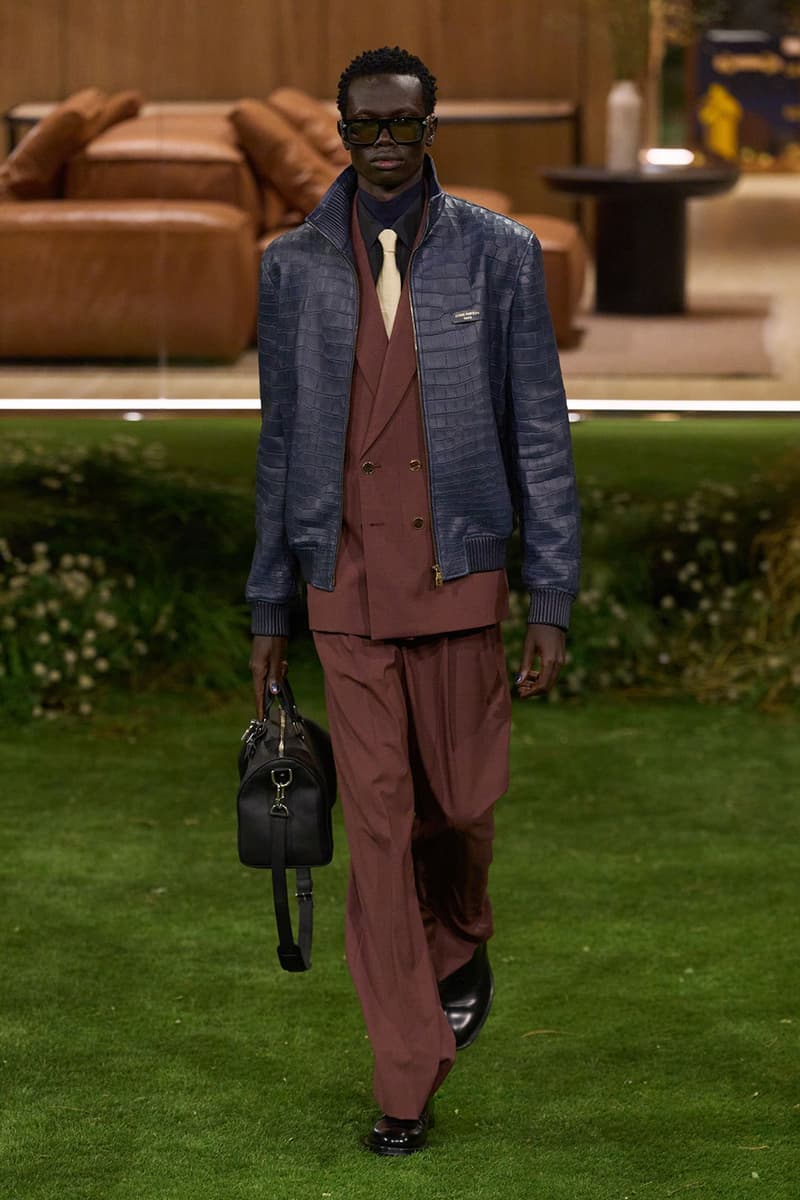 Pharrell Louis Vuitton Fall/Winter 2026 Menswear Paris Fashion Week Runway Collection slippers leather Pharrell's Louis Vuitton FW26 Menswear Collection Reimagines the Architecture of the Inhabited Uniform