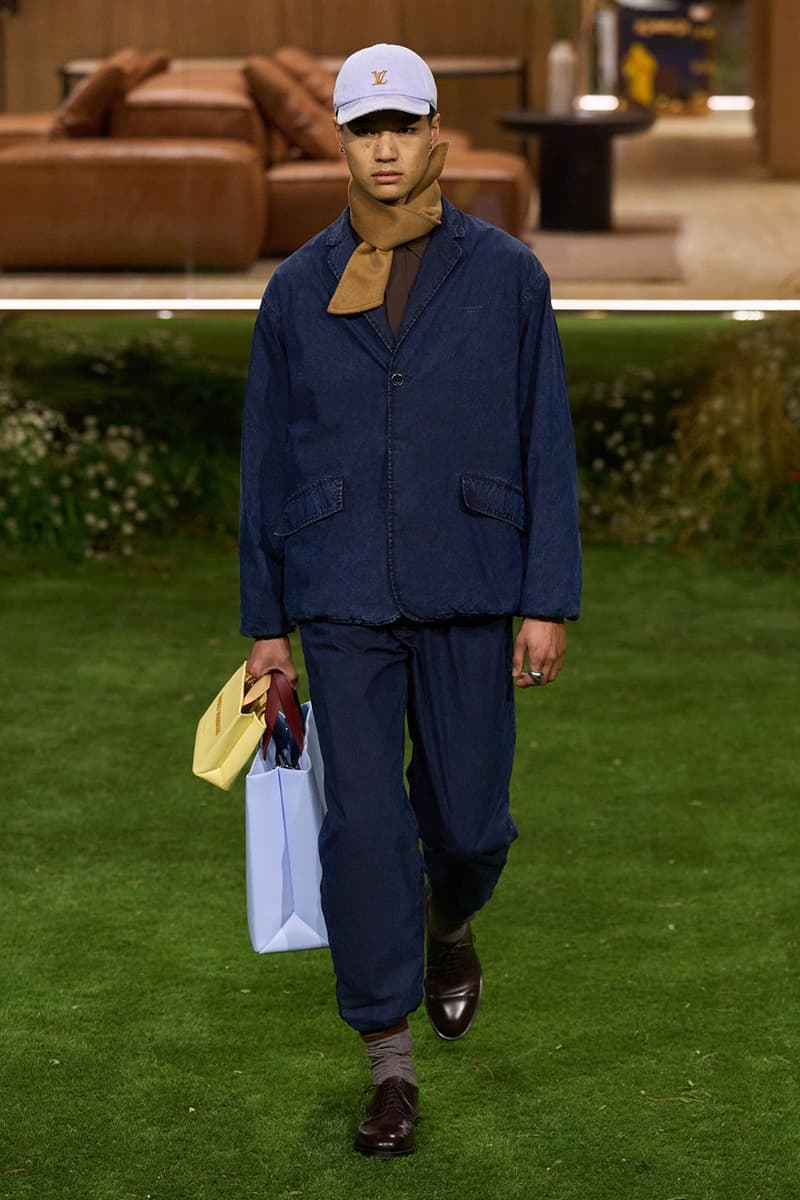 Pharrell Louis Vuitton Fall/Winter 2026 Menswear Paris Fashion Week Runway Collection slippers leather Pharrell's Louis Vuitton FW26 Menswear Collection Reimagines the Architecture of the Inhabited Uniform