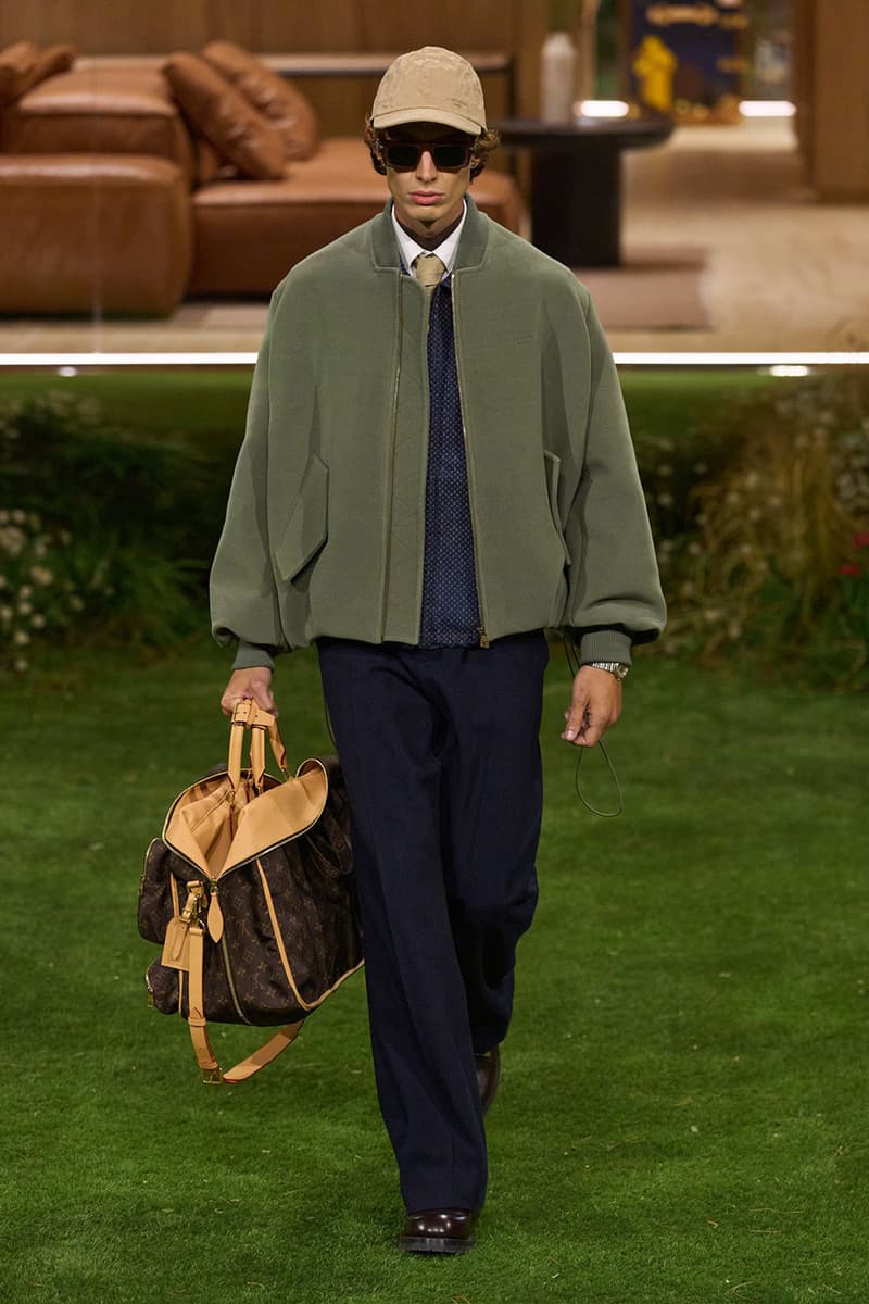 Pharrell Louis Vuitton Fall/Winter 2026 Menswear Paris Fashion Week Runway Collection slippers leather Pharrell's Louis Vuitton FW26 Menswear Collection Reimagines the Architecture of the Inhabited Uniform
