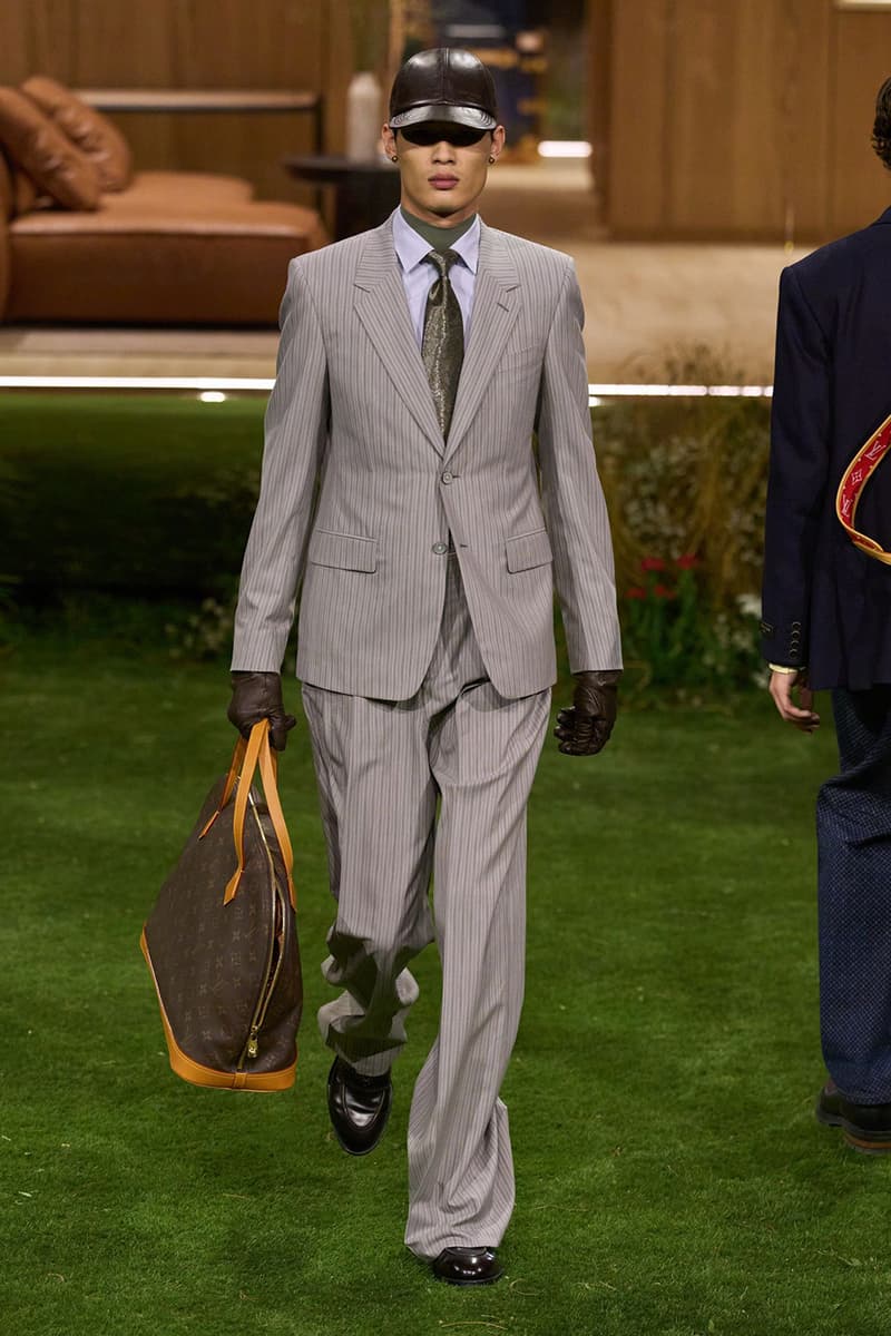 Pharrell Louis Vuitton Fall/Winter 2026 Menswear Paris Fashion Week Runway Collection slippers leather Pharrell's Louis Vuitton FW26 Menswear Collection Reimagines the Architecture of the Inhabited Uniform