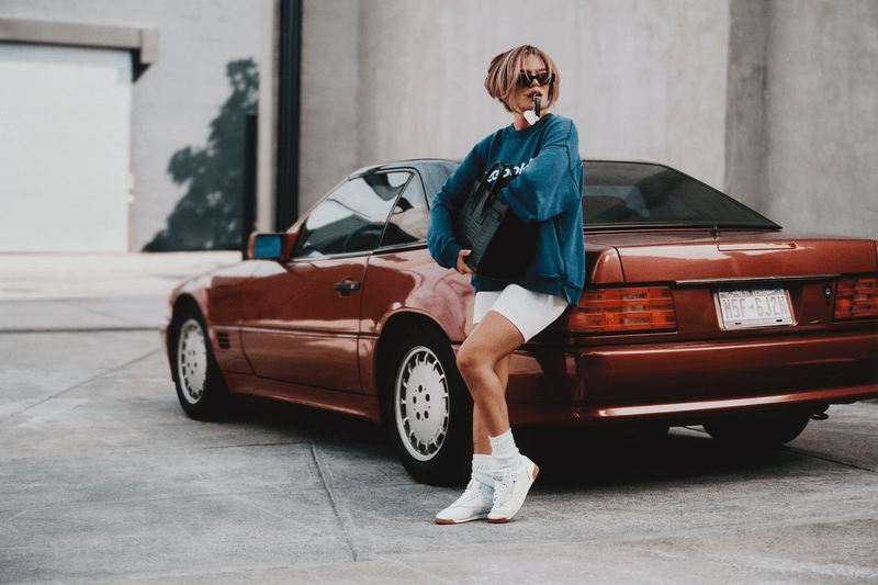 Karol G Reebok Brand Ambassador Announcement colombia singer artist classic leather sneakers Born Classic Worn for Life