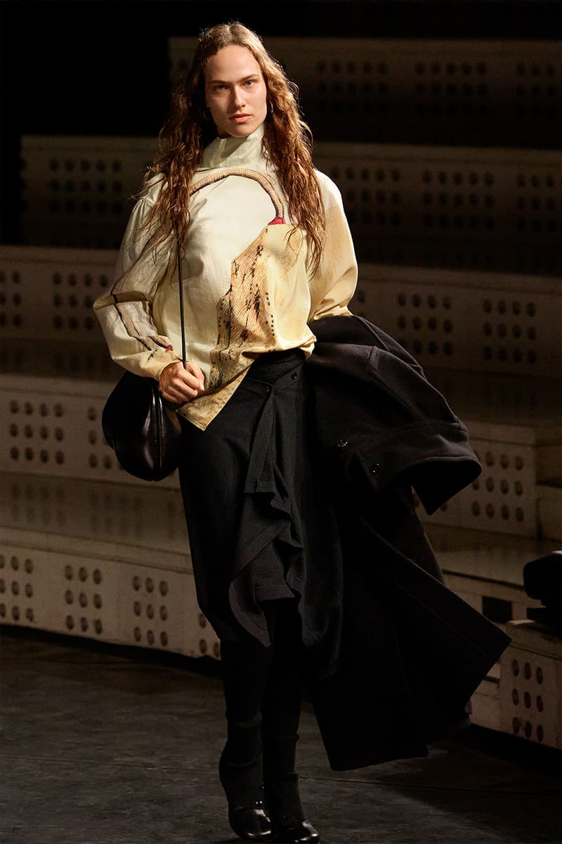 Lemaire Fall/Winter 2026 Paris Fashion Week Runway Collection Lemaire FW26 Is a Theatrical Metamorphosis of Form