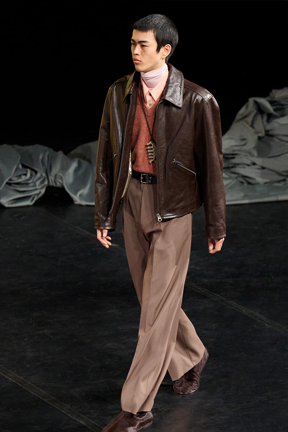Lemaire Fall/Winter 2026 Paris Fashion Week Runway Collection Lemaire FW26 Is a Theatrical Metamorphosis of Form