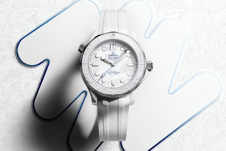 OMEGA’s Seamaster Diver 300M Milano Cortina 2026 Watch Features a Frosted Ceramic Dial